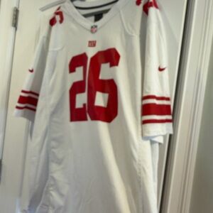 NFL White and Red 3XL Jersey